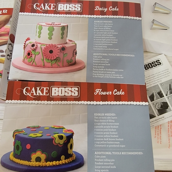 Cake Boss Buddy Valastro 25 piece Flower Cake Decorating Kit 2013 New In Box - Picture 7 of 7